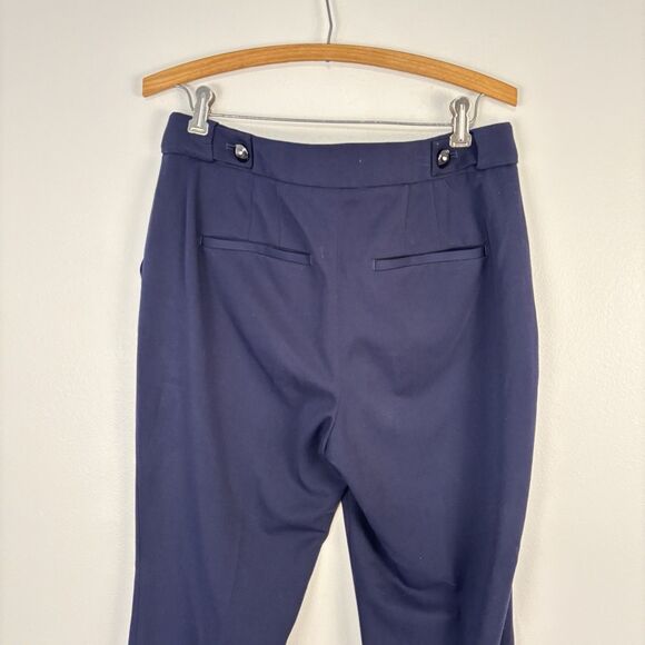 White House Black Market The Slim Women Dress Pants Size 6 Navy Blue - Picture 6 of 7